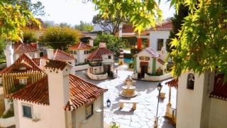 Vista general del área de Casas Regionais del parque.