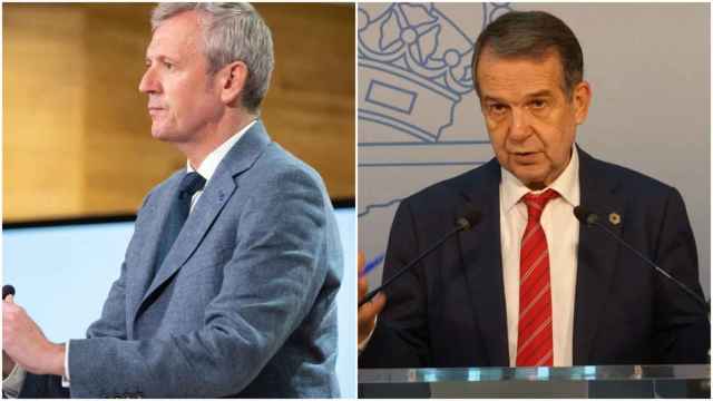 Alfonso Rueda y Abel Caballero.