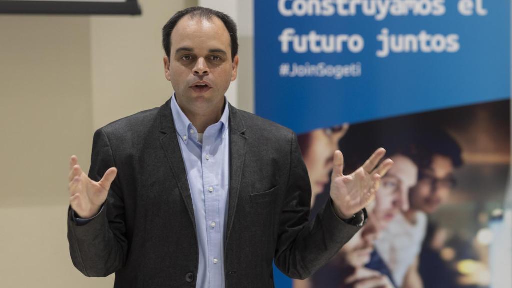 Albert Tort en un momento de su intervención.
