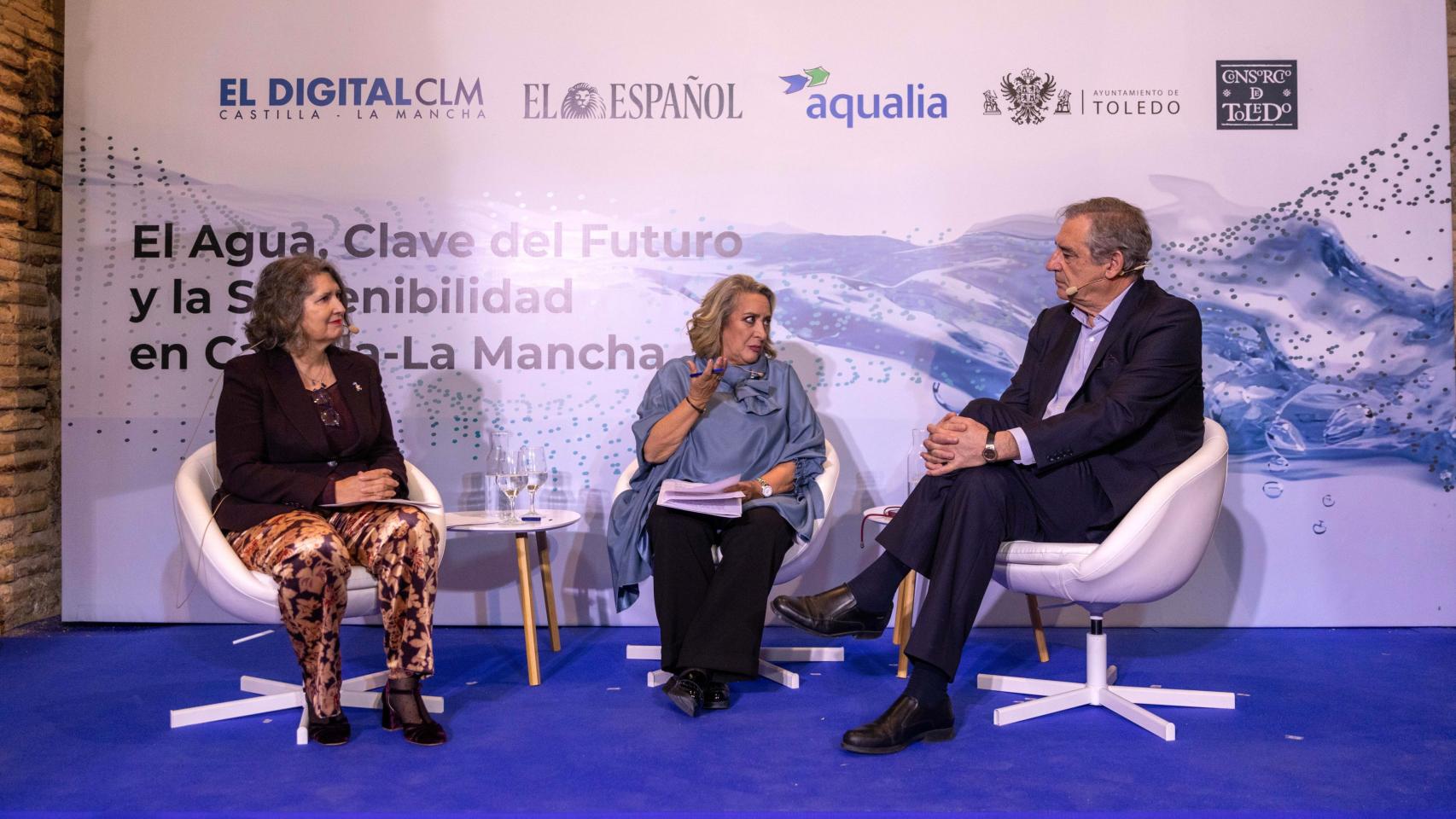 Mercedes Gómez, Esther Esteban y Félix Parra. Foto: Javier Longobardo