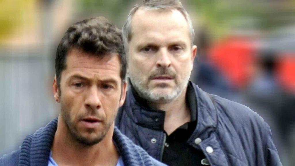 Miguel Bosé y Nacho Palau, en un montaje de Jaleos.