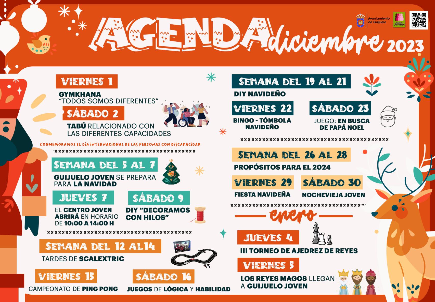 Agenda Joven dic