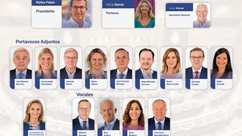 Consejo de dirección del GPP en el Senado