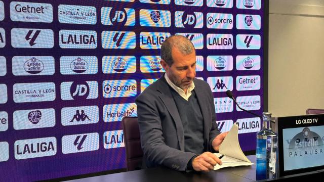 David Espinar durante la rueda de prensa de este viernes.