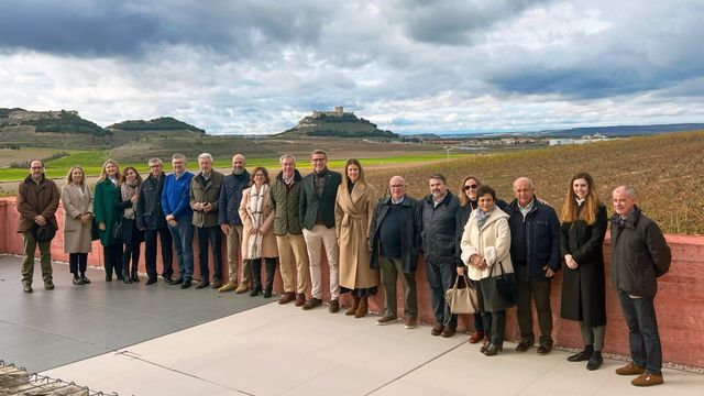 Reunión del Consejo Rector de Eurocaja Rural en Valladolid.
