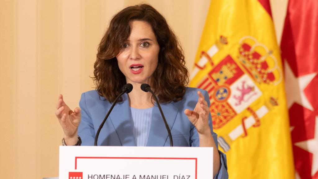 La presidenta de la Comunidad de Madrid, Isabel Díaz Ayuso