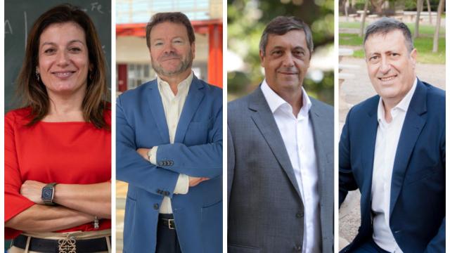 Olga Guerrero, Juan José Hinojosa, Teo López y Ernesto Pimentel.