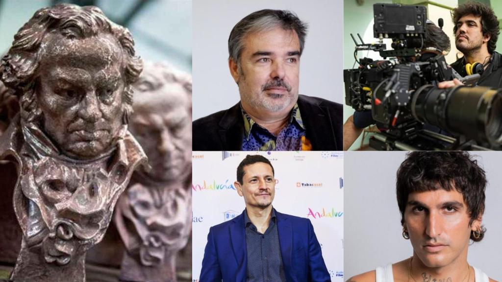 Los malagueños nominados y los cabezones de los Goya.