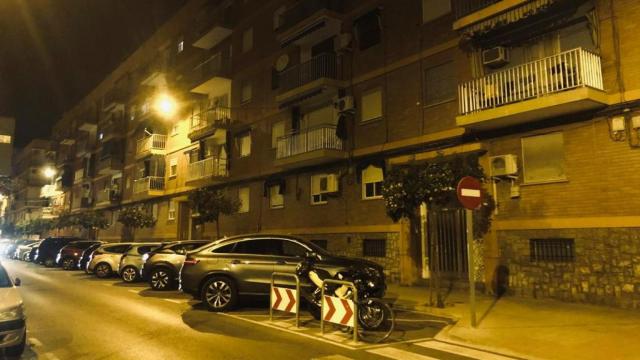 Calle de Sagunto en la que tuvo lugar el crimen. EE