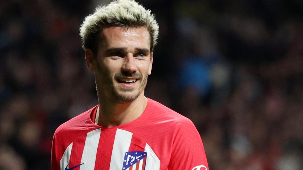 Griezmann, durante el Feyenoord - Atlético.