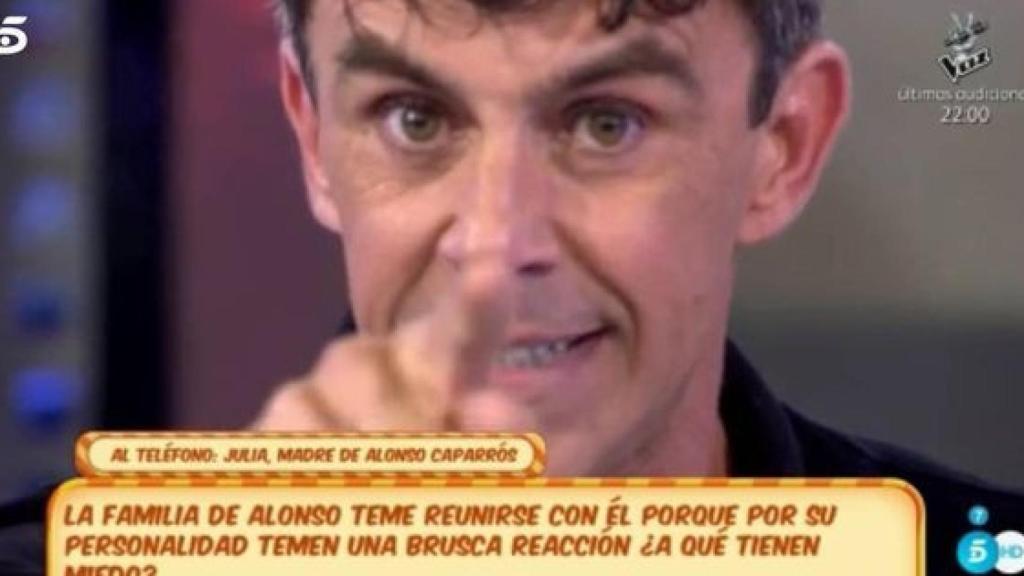 Alonso Caparrós en una llamada telefónica contra su madre, Julia.