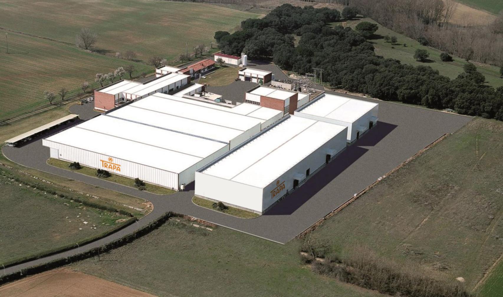 Las instalaciones de Chocholates Trapa en Dueñas, Palencia