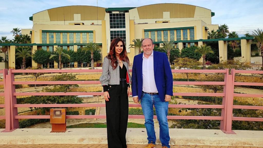 La concejal de Turismo de Alicante, Ana Poquet y el director general de la SPTD, Fermín Crespo