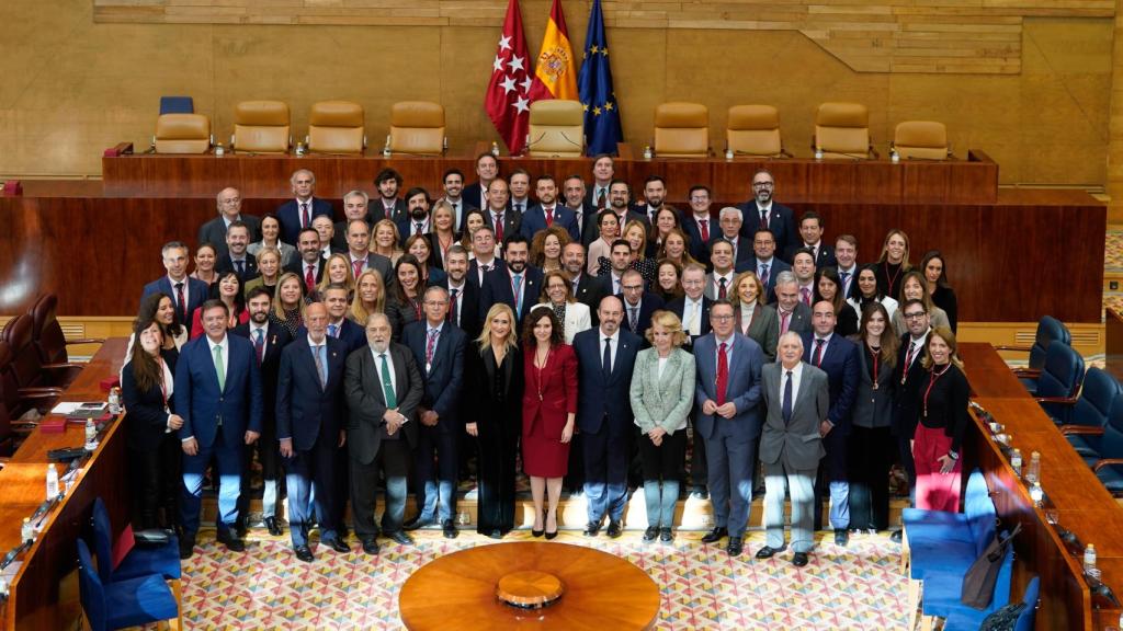 Foto de familia del acto honorífico celebrado este viernes.