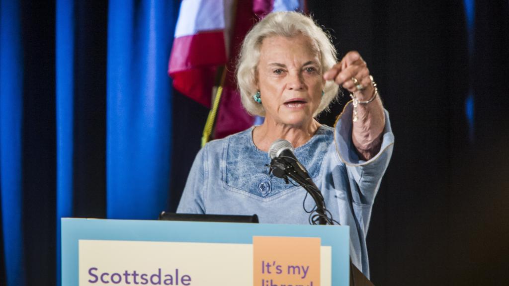 Sandra Day O'Connor en una foto de archivo