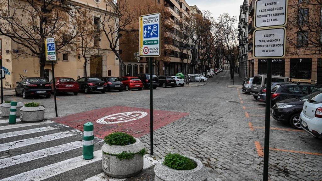 Imagen del barrio de Ciutat Vella de Valencia. EE