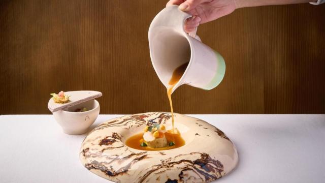 Uno de los platos de Maralba (Almansa, Albacete).