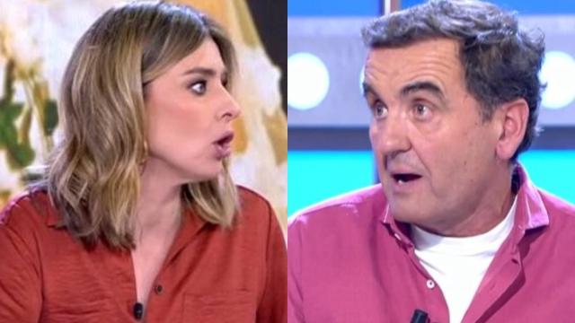 Sandra Barneda y Antonio Montero en 'Así es la vida'.