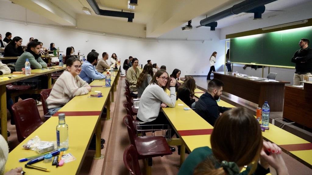 Imagen de un examen de oposiciones en Castilla y León.