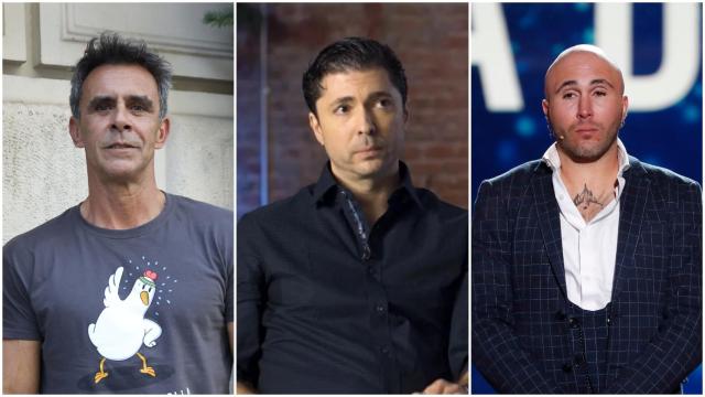 Alonso Caparrós, Ángel Cristo Jr. y Kiko Rivera en un fotomontaje de El Español.