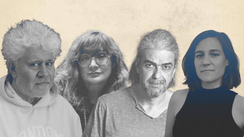 Pedro Almodóvar, Isabel Coixet, Fernando León de Aranoa y Carla Simón