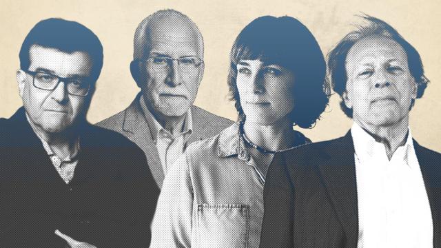 Javier Cercas, Luis Mateo Díez, Sara Mesa y Javier Marías, cuatro de los diez escritores españoles que han marcado los últimos 25 años.