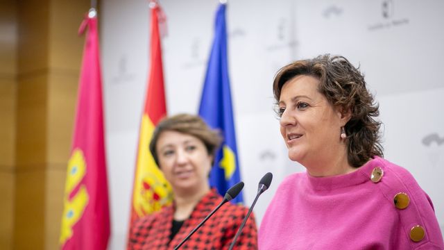 La consejera Patricia Franco durante la rueda de prensa.