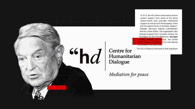 George Soros y un informe de financiadores del Centro Henri Dunant