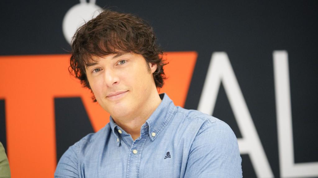 El cocinero Jordi Cruz, en un festival de televisión.