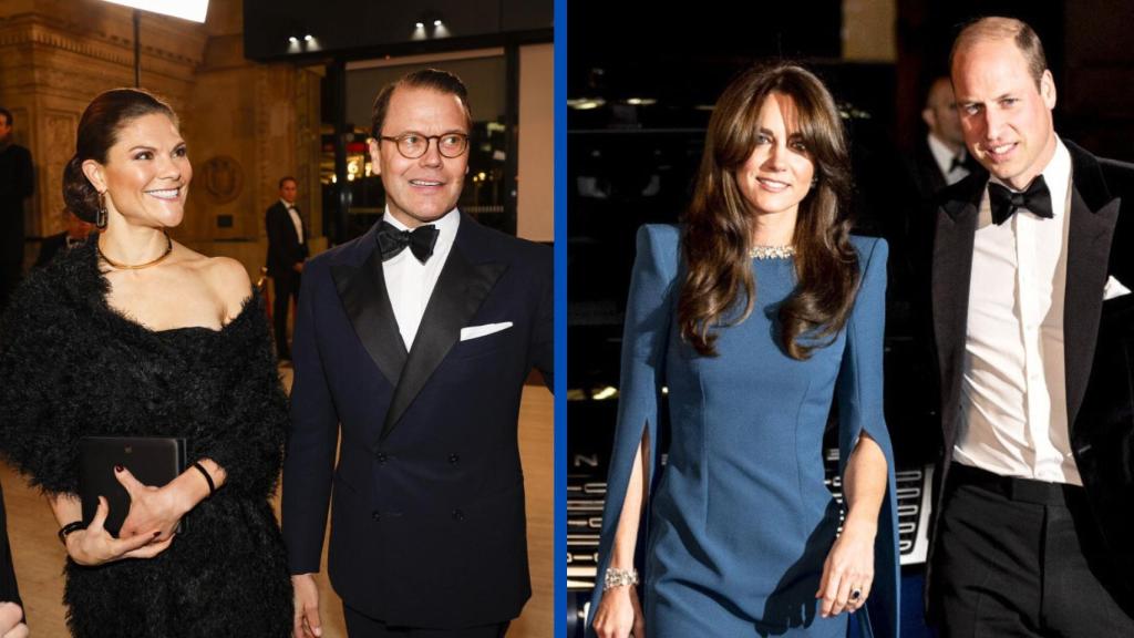 Las dos parejas reales, en Londres.
