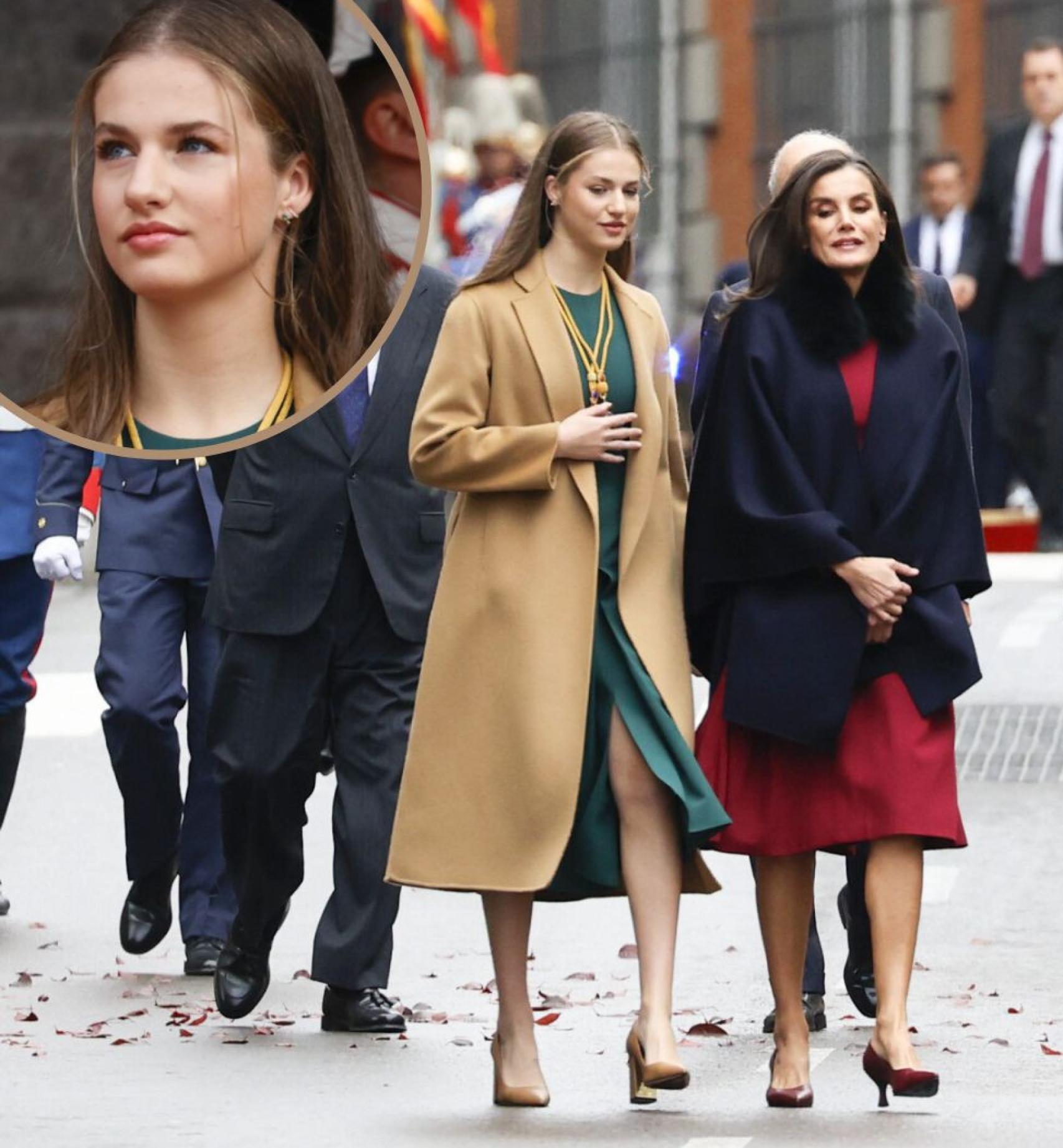 Leonor y la Reina, el día de la apertura de la legislatura.