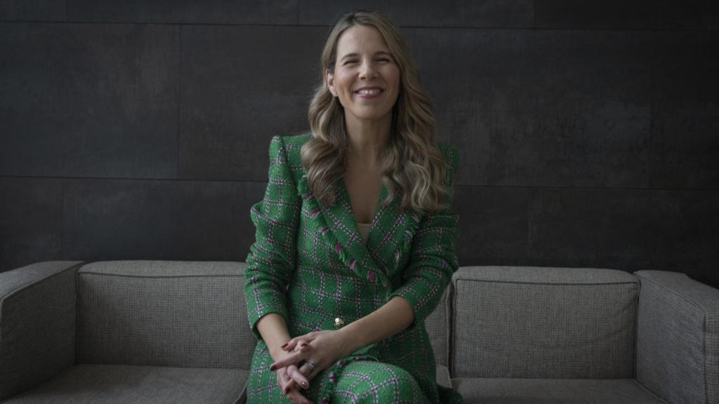 Ester Cerdán, CEO y cofundadora de Laura Bernal, este miércoles, en la sede de su empresa en el área empresarial La Estrella de Molina de Segura.