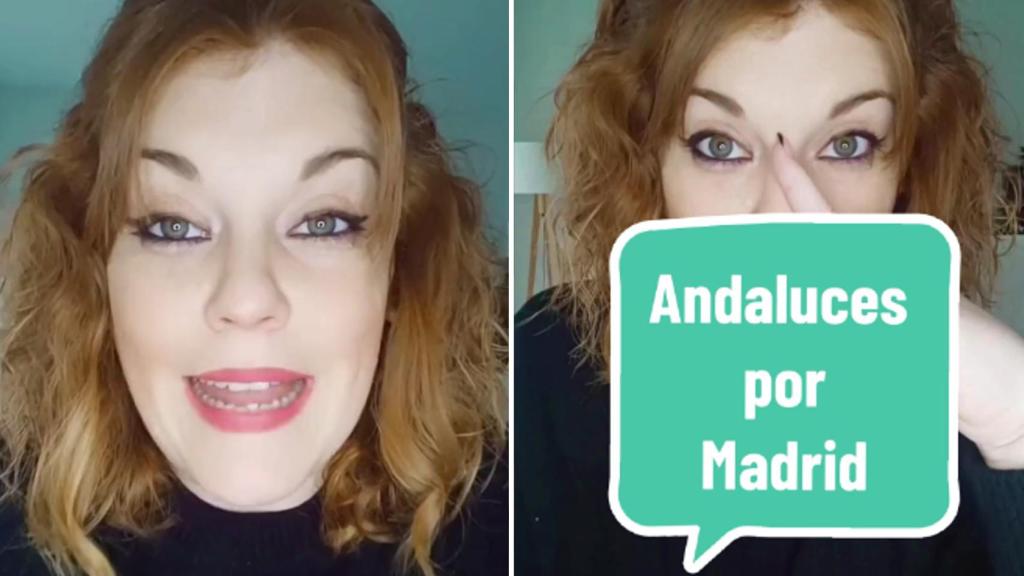 Dos capturas del vídeo viral.