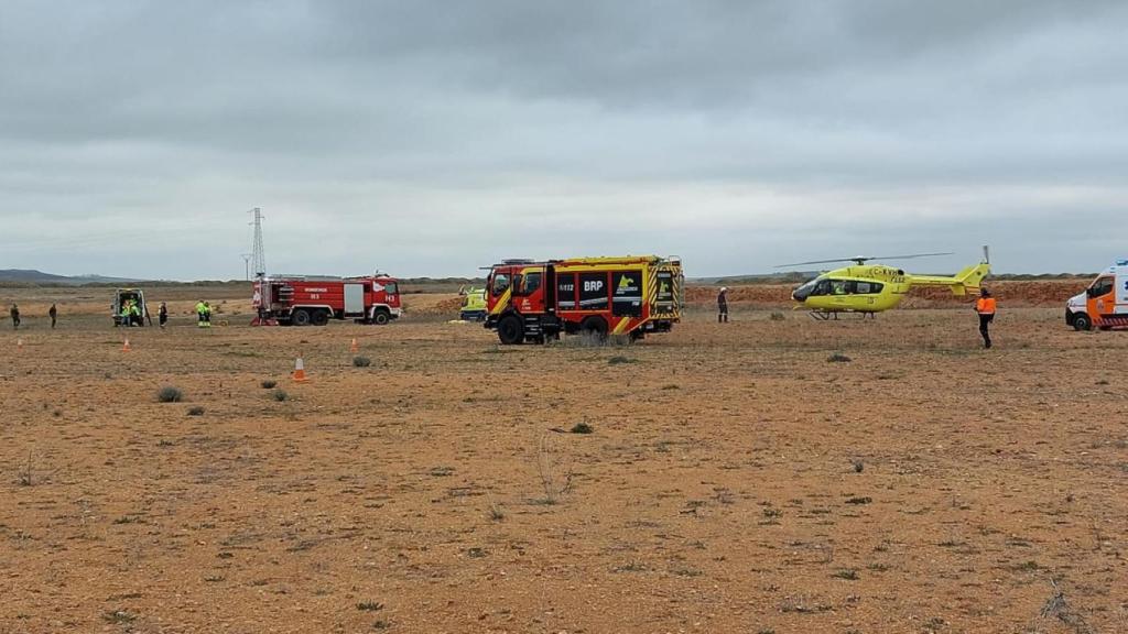 Simulacro de emergencia en el aeropuerto de Ciudad Real