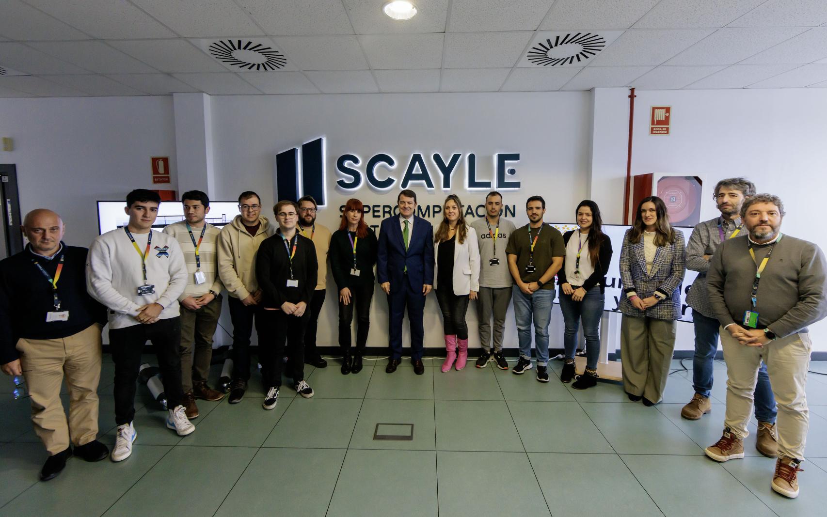 Alfonso Fernández Mañueco en la Fundación Centro de Supercomputación de Castilla y León