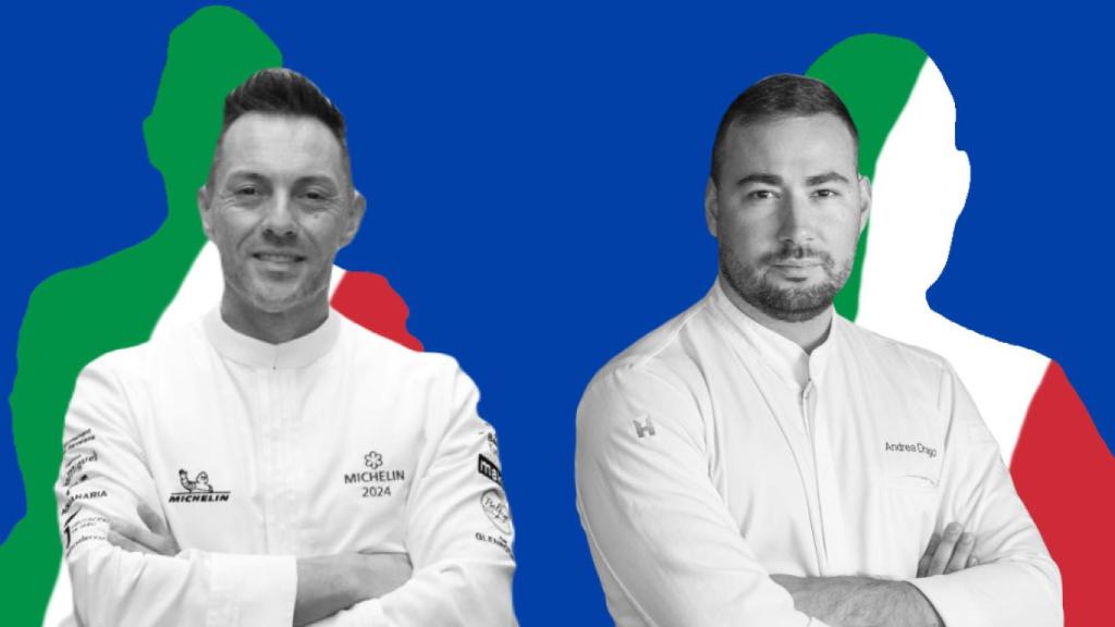 Ferdinando Bernardi, de Casa Bernardi, y Andrea Drago, de Orobianco
