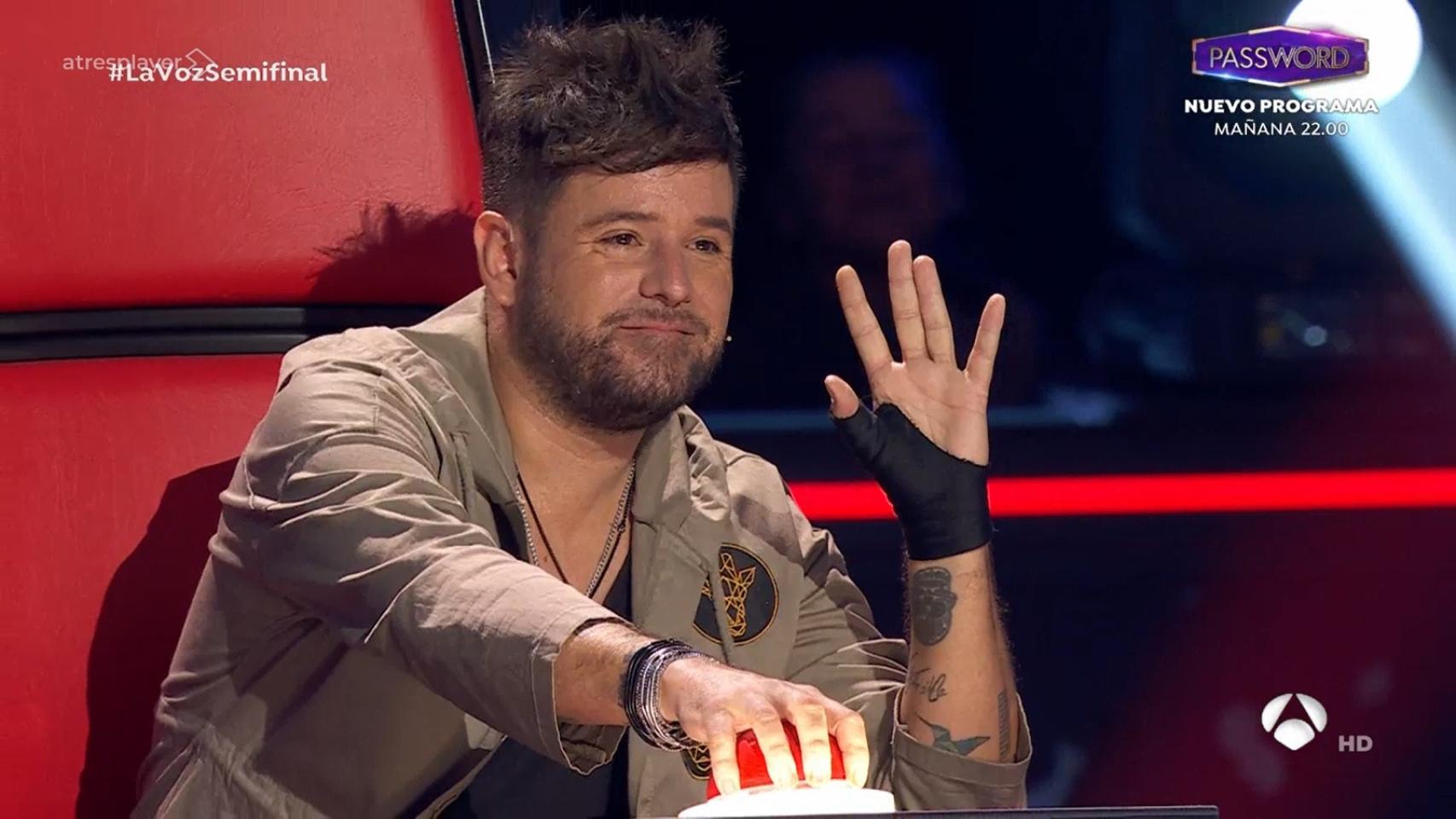 Pablo López en 'La Voz'.