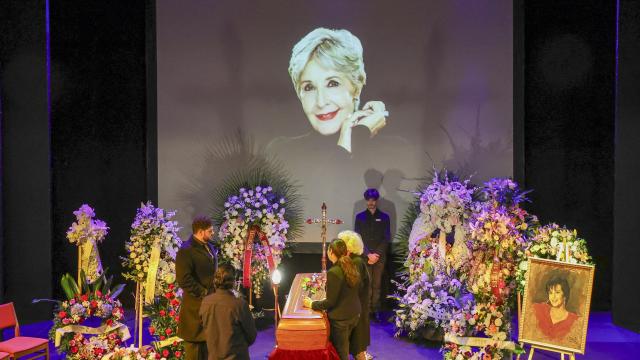 Capilla ardiente de Concha Velasco.