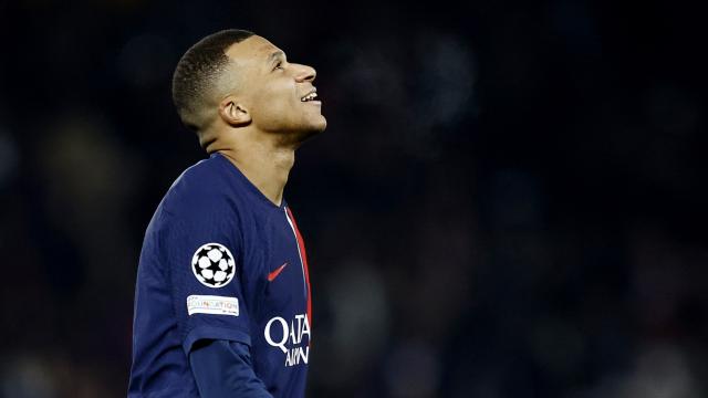 Kylian Mbappé, con el PSG