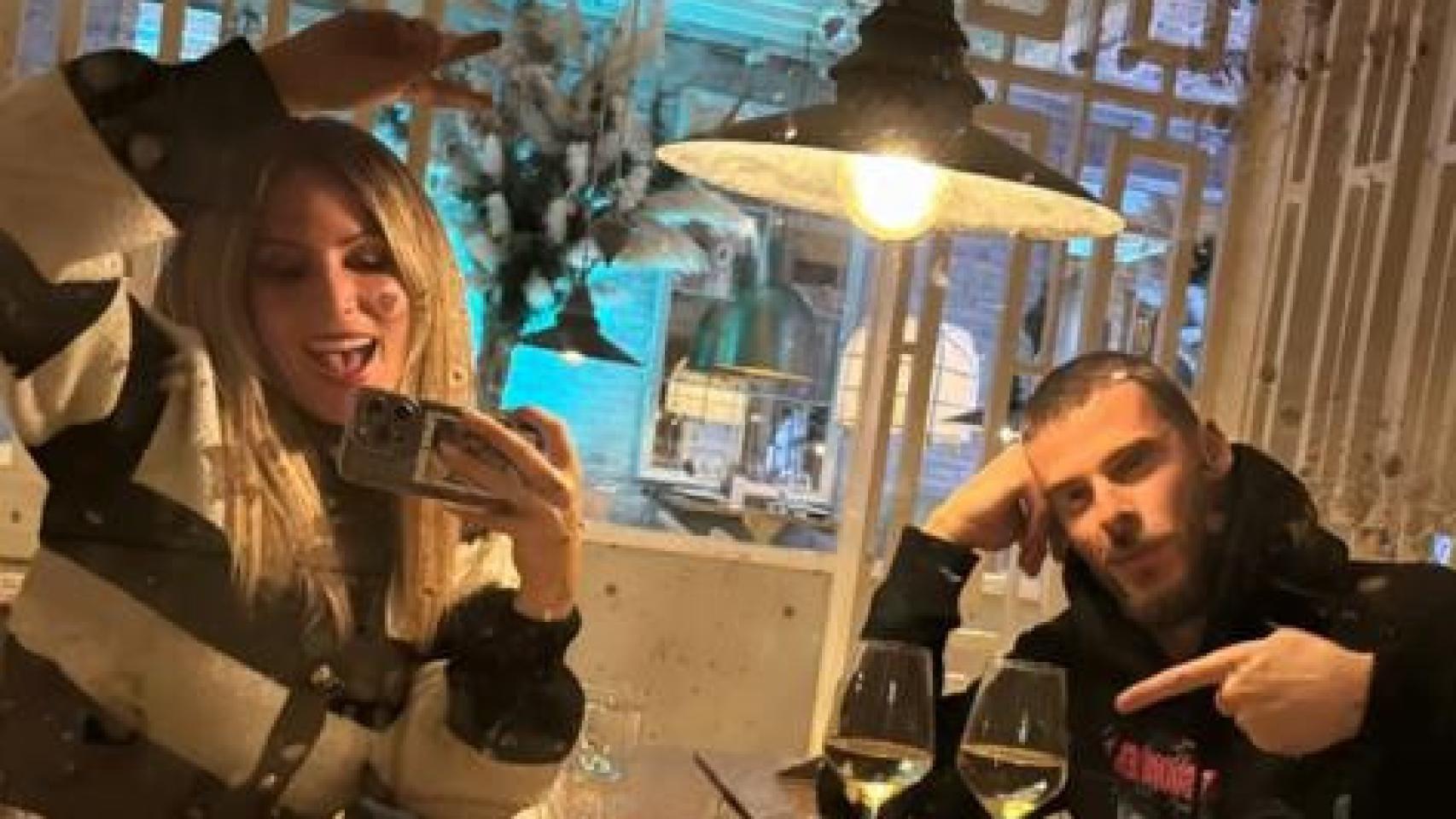 David de Gea y Edurne se reencuentran en Manchester