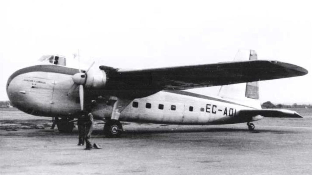 Imagen de un Bristol 170 de Iberia.