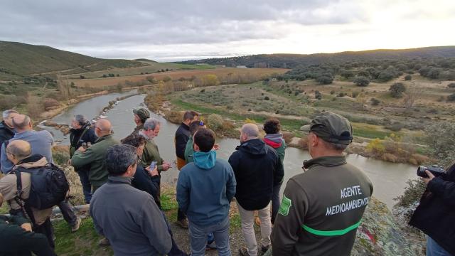 Visita de los técnicos de la Junta a una de las áreas de Castilla y León susceptibles de albergar poblaciones de lince ibérico