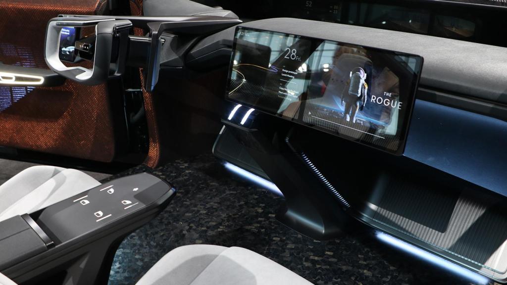 Interior del Lexus LF-ZC.