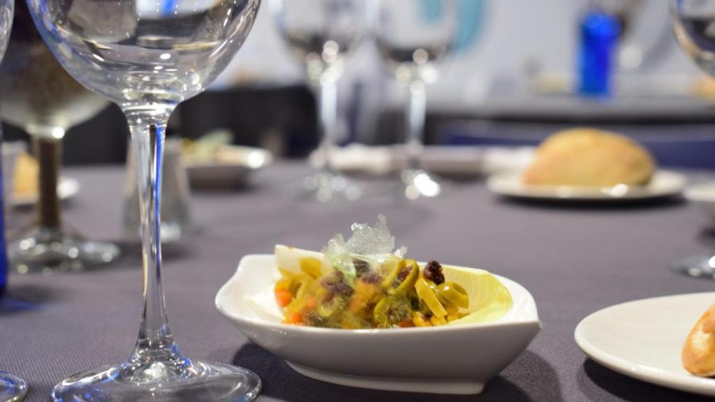 Uno de los platos de la Escuela de Profesionales Alcazarén