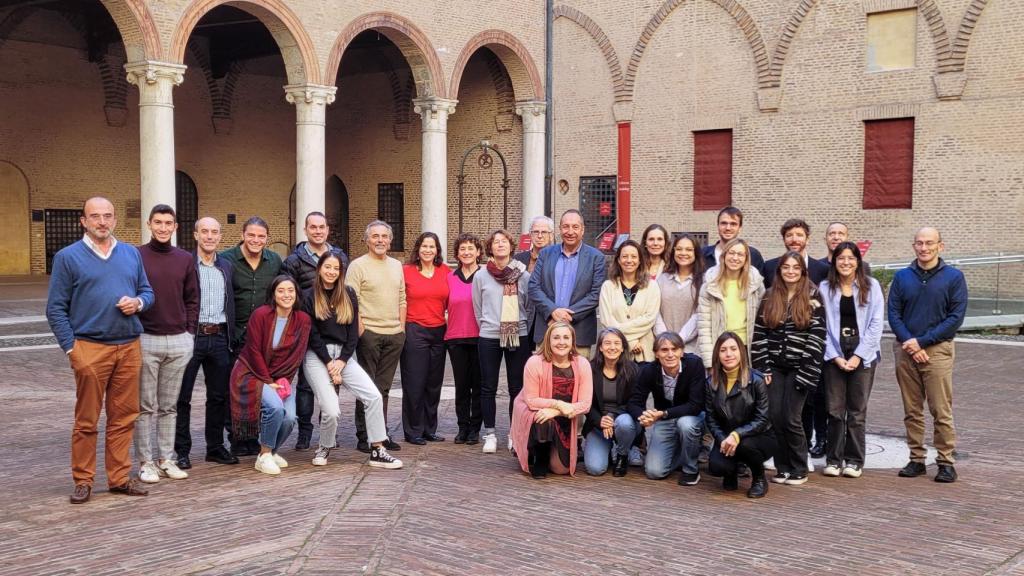 Reunión de los científicos del proyecto en Italia.