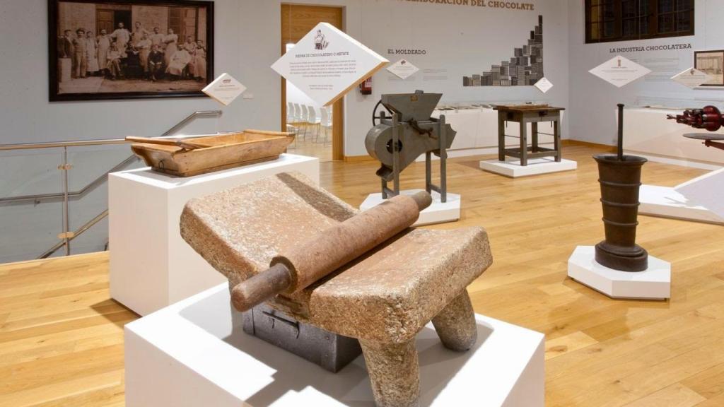 Una de las salas del Museo del Chocolate de Astorga.