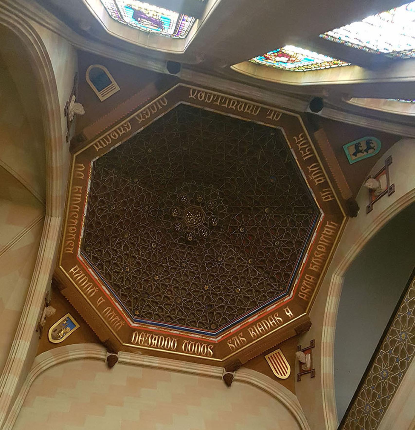 Interior del antiguo Hospital de Santo Tomás, en Málaga.