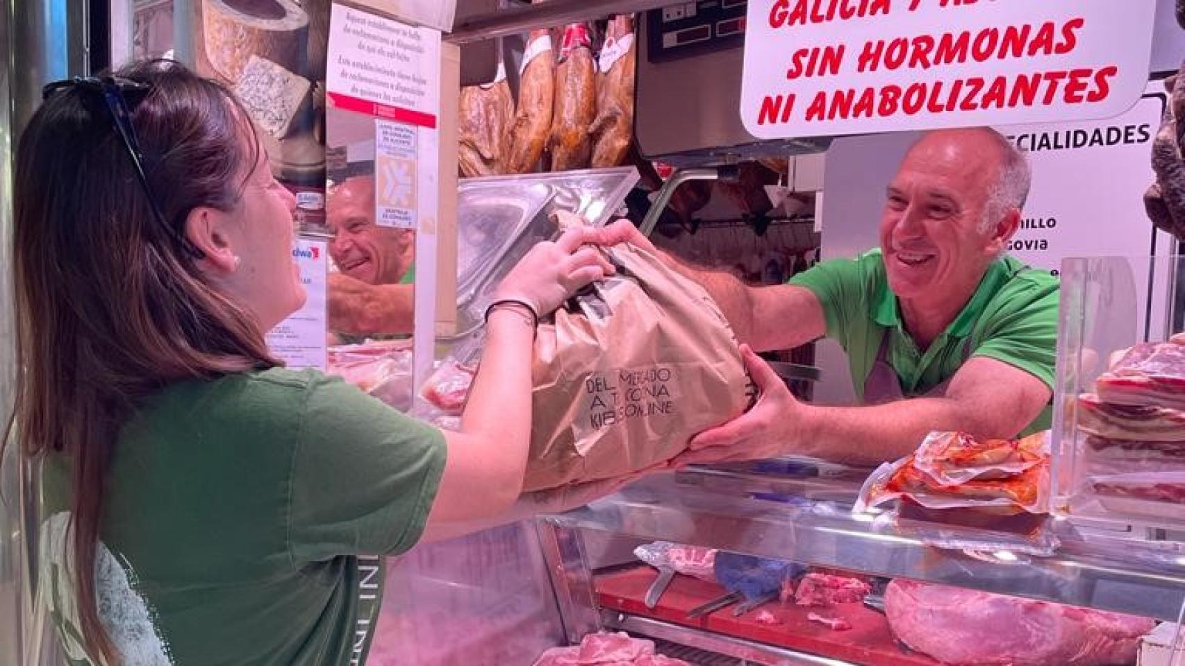 Uno de los puestos del Mercado Central.