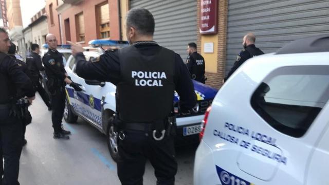 Agentes de la Policía de Callosa de Segura, en una imagen de archivo.