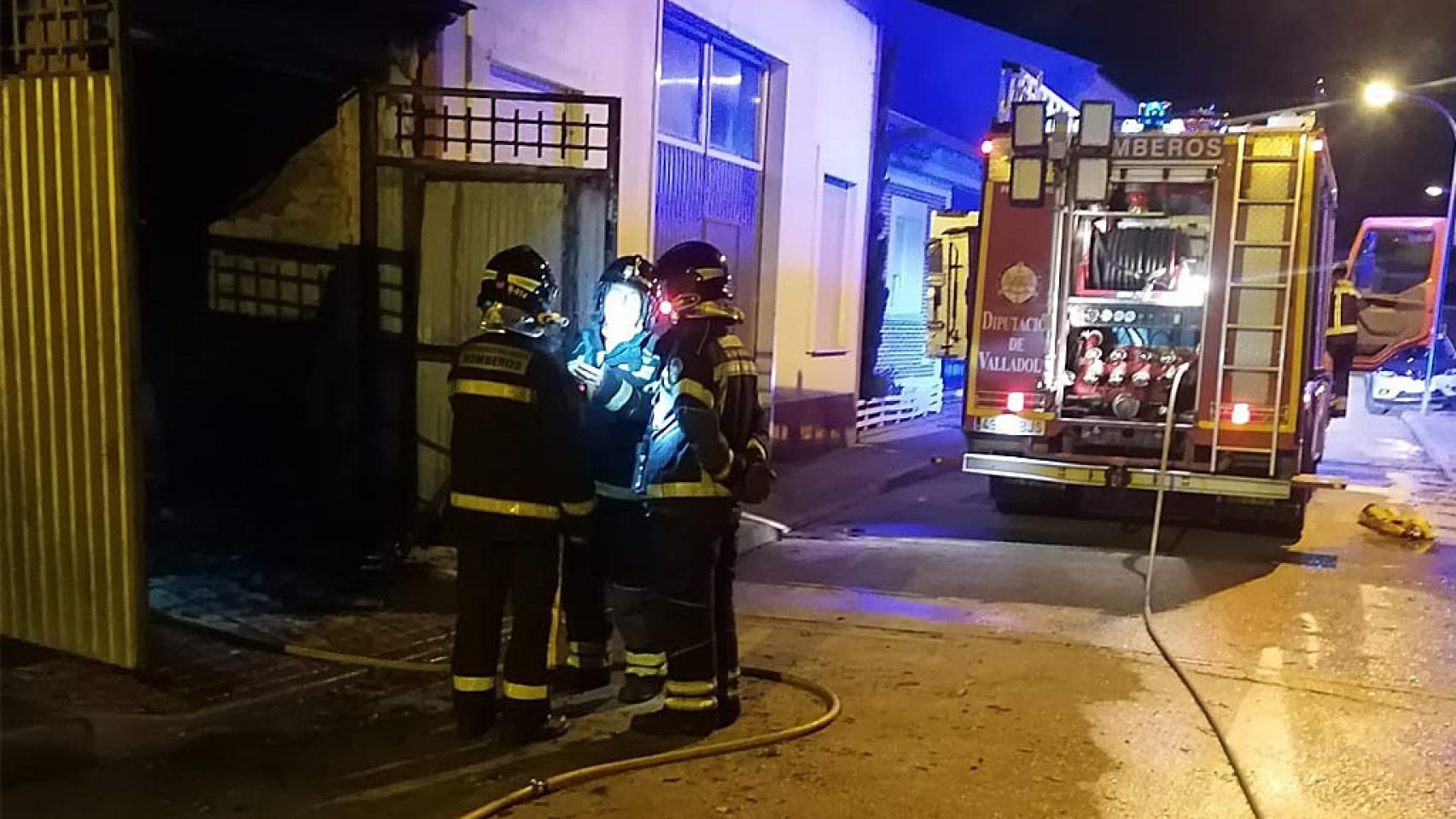 Incendio en una vivienda de Pedrajas de San Esteban